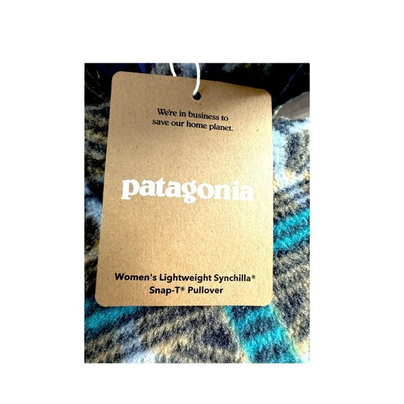Patagonia Women Lightweight Synchilla SnapT Pullover Snow Beam Pale Periwinkle M - Picture 6 of 6